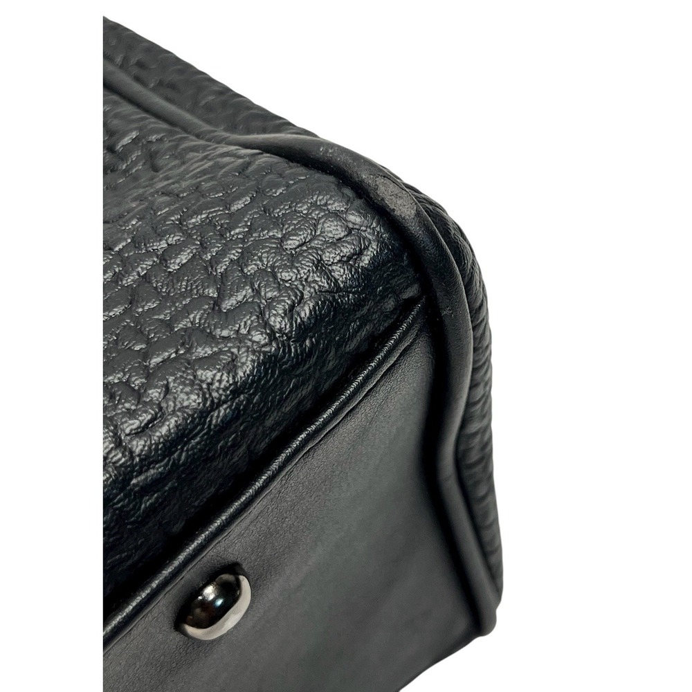 Versace PARFUMS Tote Bag Faux Leather Holdall Weekender Black & Gold Medusa - Picture 14 of 16